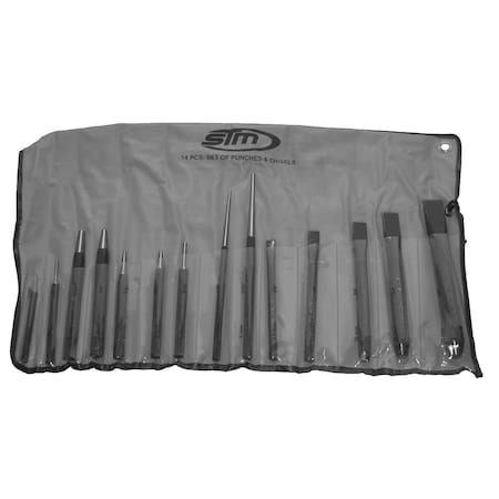 Stm 14pc Chisel  Punch Set 606655
